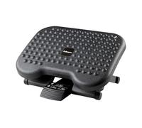Fellowes Everyday Plus Poggiapiedi ergonomico con base antiscivolo - Poggiapiedi da scrivania - Sgabello poggiapiedi per ufficio e casa - Nero