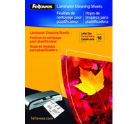 FELLOWES FEUILLE DE NETTOYAGE POUR PLASTIFIEUSES X10 NEW