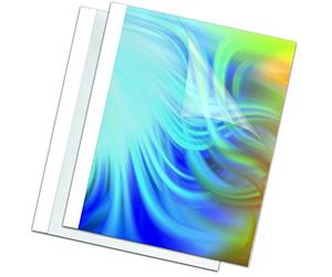 Fellowes Leonardi 53150 Termocopertine Standard, Formato 12 mm, Confezione da 100 Pezzi, Bianco