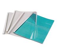 Fellowes Leonardi 53151 Termocopertine Standard, Formato 1.5 mm, Confezione da 100 Pezzi, Bianco