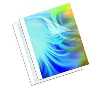 Fellowes Leonardi 53154 Termocopertine Standard, Formato 6 mm, Confezione da 100 Pezzi, Bianco