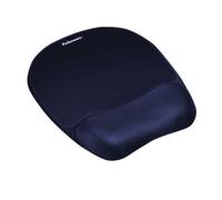 Fellowes Memory Foam Mouse Pad/Wrist Rest Sapphire - Mouse Pads (Blue, Monotone, Memory foam, 196 mm, 20 mm, 23 cm)