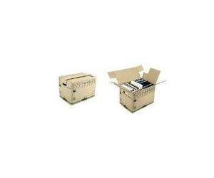 Fellowes Moving Box R -Kive Transit - piccolo, marrone fatto di cartone ondulato a doppia rinforzata, capacità: - 5 pezzi (620 NEW