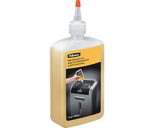Fellowes Olio per Distruggi Documenti, per Tritacarte a Frammento e Striscia, 355 ml - Olio Lubrificante con Beccuccio