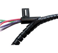 Fellowes Ordinacavi Cable Zip Tubo Raccogli Cavi, Lunghezza 2 Metri, Diametro 2 cm, Nero