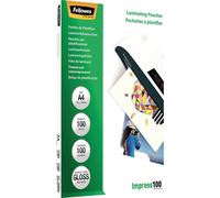 Pouches Impress100 - A4 - 216x303 mm - 2x100 micron - Fellowes - scatola 100 pezzi Quantita min. 1