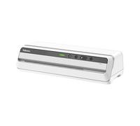 Fellowes plastificatrice a caldo Jupiter A3, formato A3, fino a 250 micron, per ufficio, riscaldamento rapido, con retromarcia e modalità riposo, colore bianco, incluso starter pack di 10 pouches