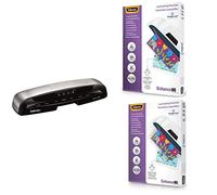 Fellowes Plastificatrice Saturn 3i A3, 80-125 Micron, 10 pouches omaggio + Pouch