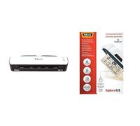 Fellowes Plastificatrice Sola A4 - Buste per Plastificare 125 Micron con Fogli Lucidi per Uso Domestico