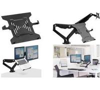 Fellowes Platinum Series 8044101 Supporti a parete per TV 43,2 cm [17] Scrivania Nero (Fellowes 8044101 Laptop Arm Accessory)