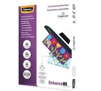 FELLOWES POCHETTES IMAGELAST A4 80 MICRONS - PACK DE 100 NEW