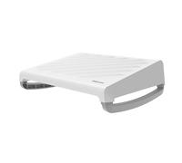 Fellowes Poggiapiedi ergonomico - Breyta™ poggiapiedi regolabile da scrivania per l'ufficio e la casa - Riciclabile al 100% - Garanzia di 5 anni - Bianco