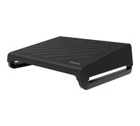 Fellowes Poggiapiedi ergonomico - Breyta™ poggiapiedi regolabile da scrivania per l'ufficio e la casa - Riciclabile al 100% - Garanzia di 5 anni - Nero
