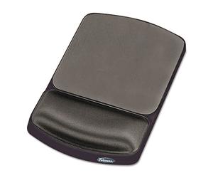 Fellowes Premium Tappetino per il Mouse con poggiapolso in gel, colore: Grafite