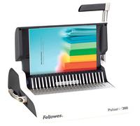 Fellowes Pulsar+ 300 300 fogli Grigio, Bianco (Fellowes Pulsar Manual Comb Binding Machine White/Grey 5627601)