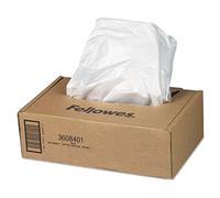 Fellowes Sacchetti per distruggidocumenti 15 galloni (15,8 gal), confezione da 50 sacchetti resistenti e trasparenti per AutoMax 300C/300 500C/500CL