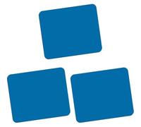 Fellowes tappetino mouse in gomma con base antiscivolo, superficie in poliestere resistente, mouse pad realizzato al 50% con materiale riciclato, dimensioni 18,6 x 22,4 x 0,6 cm, colore blu
