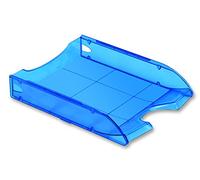 Fellowes Vaschetta Portacorrispondenza con Fondo Pieno Modula, Trasparente Blu
