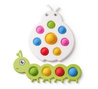 Felly 2PCS Giocattoli Fidget Push And Pop Bubble per Bambini 10 Mesi e Oltre, Gioco Sensoriali Antistress Rilassante, Ansia Sollievo e Promuove Le capacità Motorie, Regali per Feste Compleanno Natale