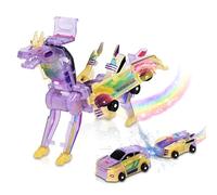 Felly Robocrash Drago Transformers Macchina Giocattoli, 2 pezzi Auto Robot Giochi Bambini Bambino Bambina 2 3 4 5 6 anni, Giocattolo Regalo per Ragazzi Ragazze