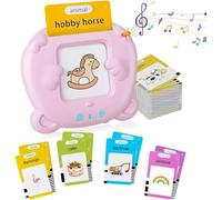 Felly Schede Flash Cards Parlanti Inglese, Giochi Educativi Stimolare Linguaggio 1 2 3 4 5 Anni, Giocattoli di Apprendimento per Bambini, Gioco Montessori Ascoltare e Imparare di Base 224 Parole