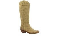 FELMINI C458 marvin stone beige stivale donna tacco punta camoscio texano ricamo 40