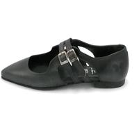 Felmini C690 ballerina a punta cinturino pelle nero U