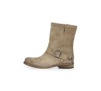 Felmini - ODERG 8247 - women's biker boot, suede light grey leather - 35 EU size