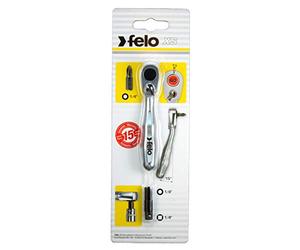 Felo 057 635 01 Leve a Cricchetto Porta Inserti, Multicolore