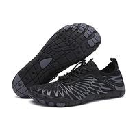 FELOVE Scarpe da Bagno, da Spiaggia, da Surf, a Piedi nud1 Traspiranti, per Sport Acquatici. per Uomo e Donna