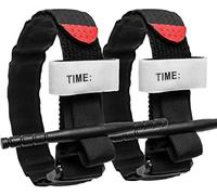 Feloyal Laccio Emostatico, Tourniquet, Escursionismo e Kit di Emergenza per Caccia ed Escursionismo, per Emergenze Gravi e Occlusione del Flusso Sanguigno, Nero (2 Pezzi)