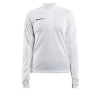 Felpa 1/2 zip da donna Craft evolve Bianco S