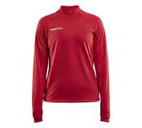 Felpa 1/2 zip da donna Craft evolve Rosso S