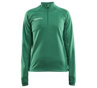 Felpa 1/2 zip da donna Craft evolve Verde 2XL