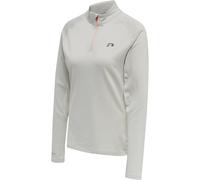 Felpa 1/2 zip da donna Newline Gris XS