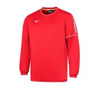 Mizuno Maglia da allenamento Sendai girocollo Rosso XL Unisex
