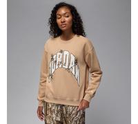 Felpa a girocollo Jordan Brooklyn Fleece Realtree - Donna - Marrone M (IT 44-46)