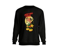 Felpa a Girocollo Mickey Mouse Mars Attack Funny Uomo Donna Bambino Ragazzi