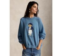Felpa a girocollo, POLO BEAR Blu L Orso
