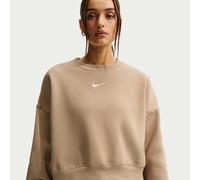 Felpa a girocollo ultraoversize Nike Phoenix Fleece - Donna - Marrone M (IT 44-46)