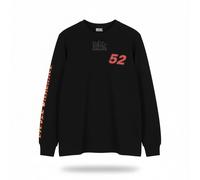 Felpa A Manica Lunga Uomo DIESEL T-Just-LS-C3 Nera Con Logo Crew