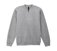 Felpa A Maniche Lunghe Con Zip 1/4 Gildan SoftStyle® In Cotone/Poliestere
