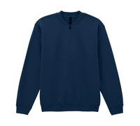 Felpa A Maniche Lunghe Con Zip 1/4 Gildan SoftStyle® In Cotone/Poliestere