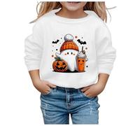 Felpa a Maniche Lunghe per Ragazza,Sweatshirt Calda Sportswear Sportiva Senza Cappuccio Girocollo Divertenti Pullover Felpe Moda lescenti Bambine attività Sportive