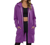 Felpa Acida Pantaloni Casual da Donna a Vita Alta, Comodi, da Indossare Tutti i Giorni, da Palestra, da Trekking, con Cappuccio e Tasche, per l'inverno e l'autunno. Felpe della da (PP2, L=3)