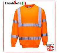 Portwest B303 Felpa ad Alta Visibilità, Arancione, XL