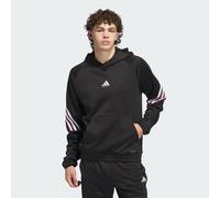 Felpa adidas Basketball Crazy Warm con cappuccio Black / White L