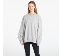 Felpa adidas Essentials Fleece Long Oversized Crew Sweatshirt ediu Grey Heather M