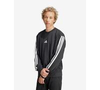 Felpa adidas Essentials French Terry 3S nero puro bianco - L
