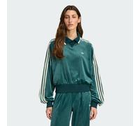adidas Originals x Liberty London - Felpa in velluto color edera aurora con motivo in rilievo-Verde 2XS